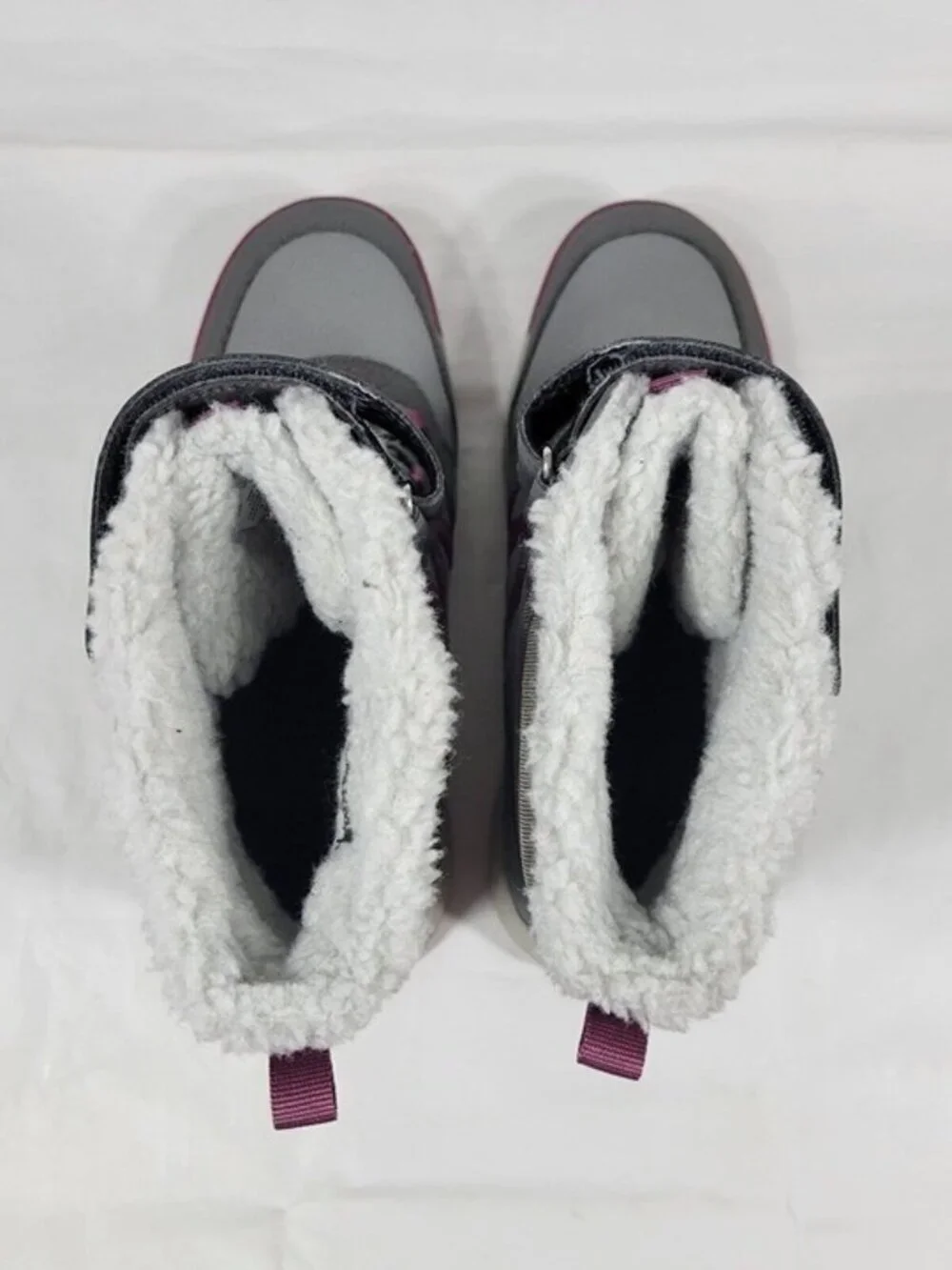 Merrell Women Size 6 Snow Crush 2.0 Boots Waterproof Winter Gray Faux Fur